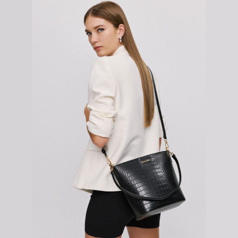 Τσάντα Ώμου Nolah Cecilia-Black - Image 3