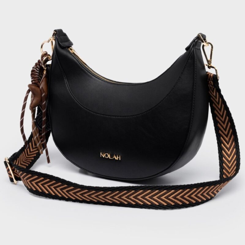 Τσάντα Ώμου Nolah Fabela-Black/Light Gold - Image 4