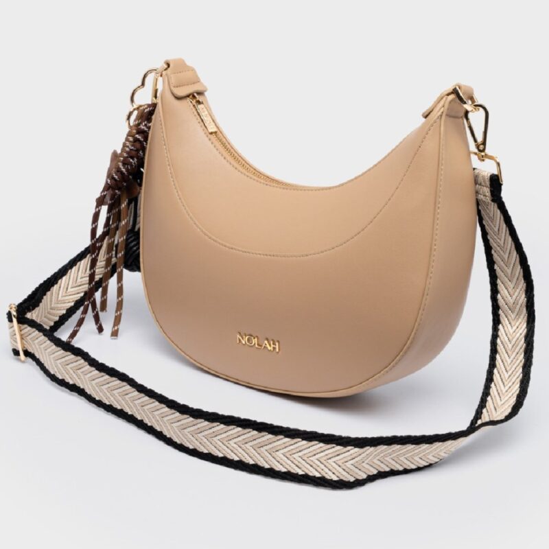 Τσάντα Ώμου Nolah Fabela-Beige - Image 4