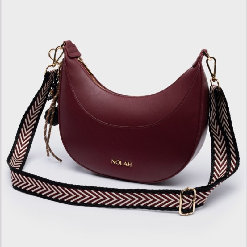 Τσάντα Ώμου Nolah Fabela-Burgundy - Image 2