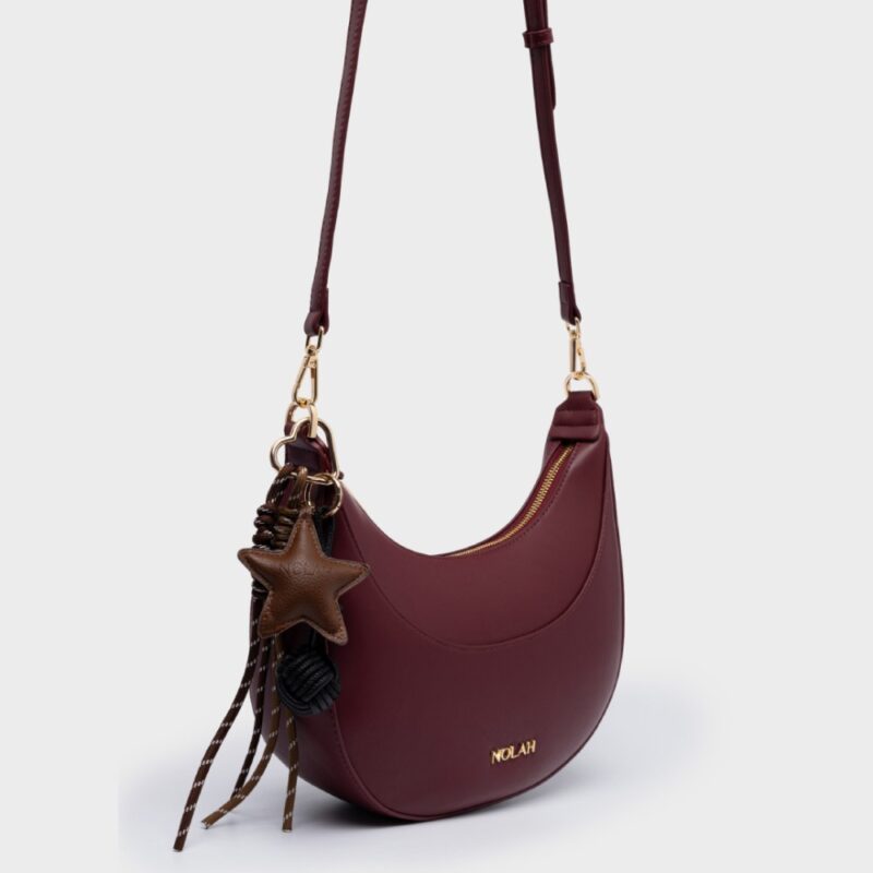 Τσάντα Ώμου Nolah Fabela-Burgundy - Image 3