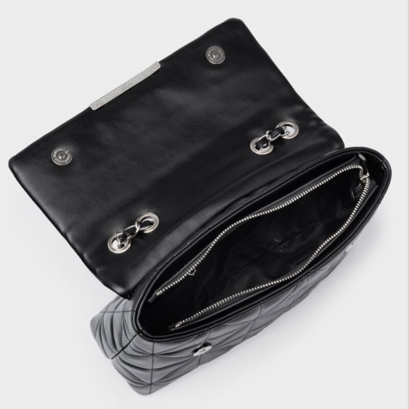 Τσάντα Ώμου Nolah Mafalda-Black/Gun - Image 7