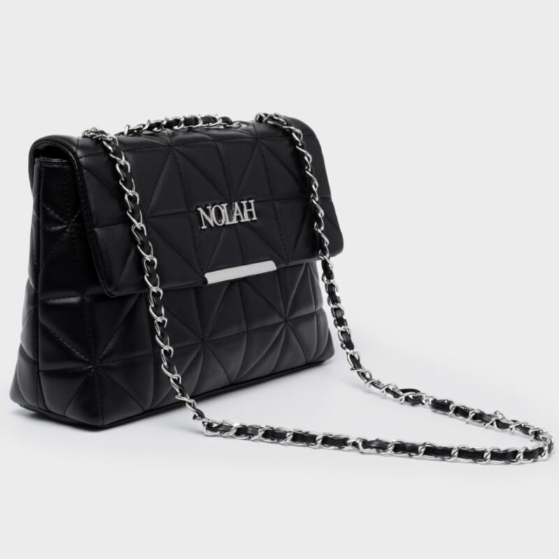 Τσάντα Ώμου Nolah Mafalda-Black/Gun - Image 2