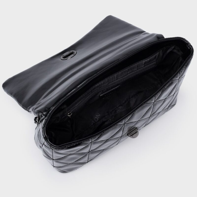 Τσάντα Ώμου Nolah Margiela-Black/Gun - Image 2