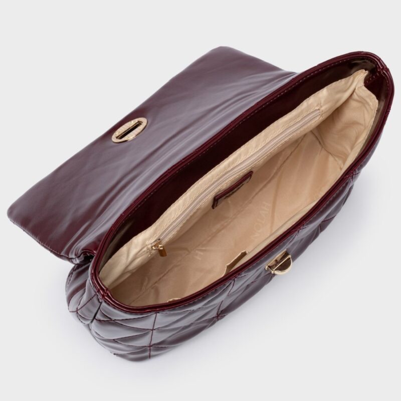 Τσάντα Ώμου Nolah Margiela-Burgundy - Image 4
