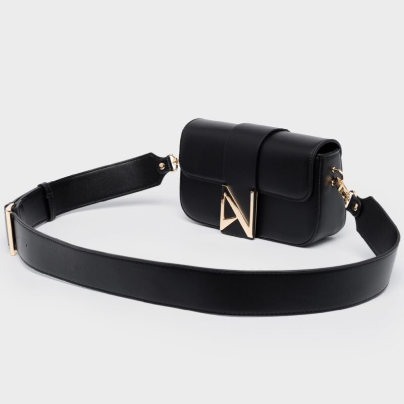 Τσάντα Χιαστί Nolah Niki-Black/Light Gold - Image 6