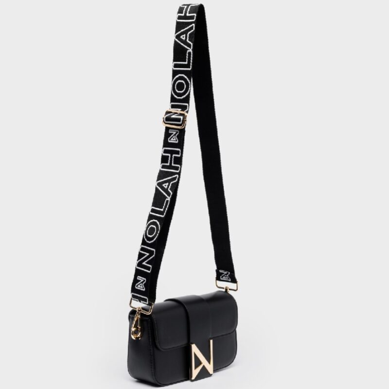 Τσάντα Χιαστί Nolah Niki-Black/Light Gold - Image 4