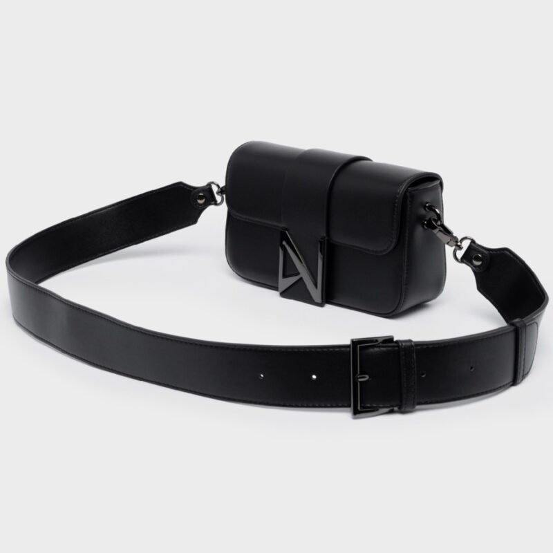 Τσάντα Χιαστί Nolah Niki-Black/Gun - Image 3