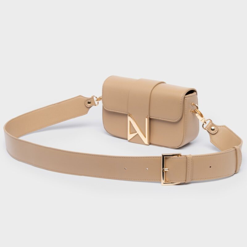 Τσάντα Χιαστί Nolah Niki-Beige - Image 3
