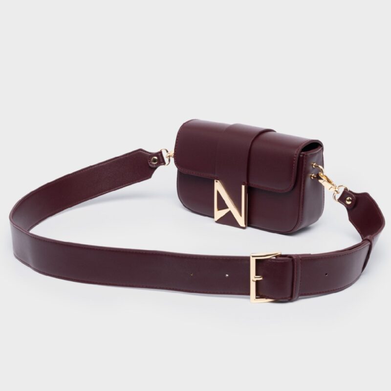 Τσάντα Χιαστί Nolah Niki-Burgundy - Image 2