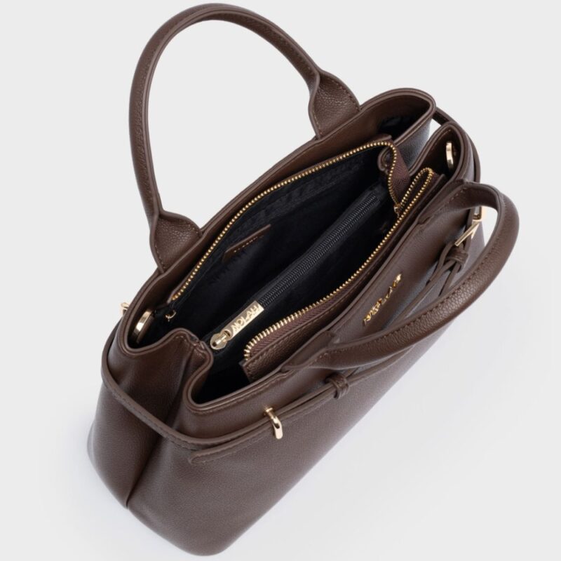 Τσάντα Χειρός Nolah-Velinia-Chocolate Brown - Image 3