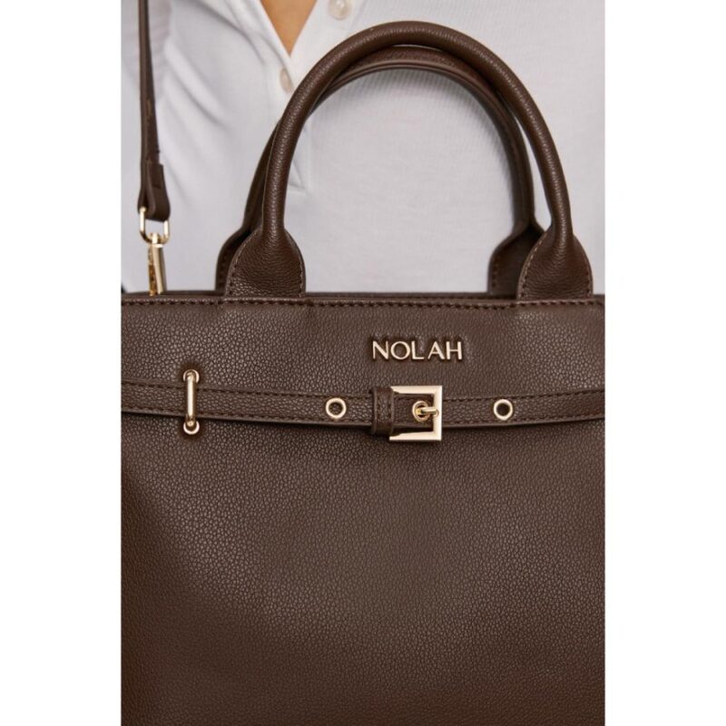 Τσάντα Χειρός Nolah-Velinia-Chocolate Brown - Image 5