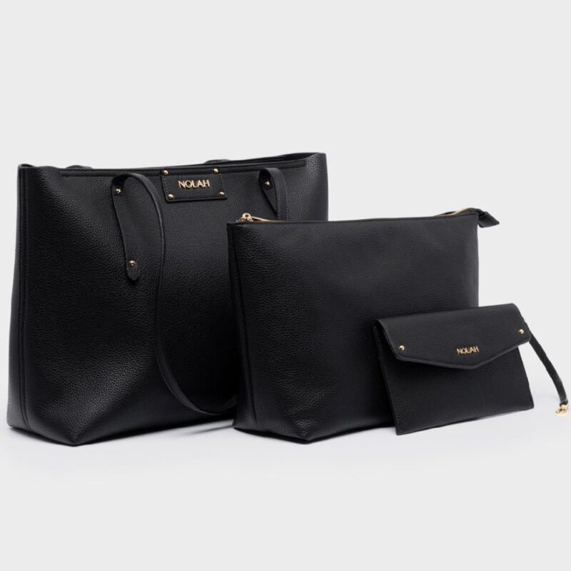 Τσάντα Ώμου Nolah Serenity-Black/Light Gold - Image 5
