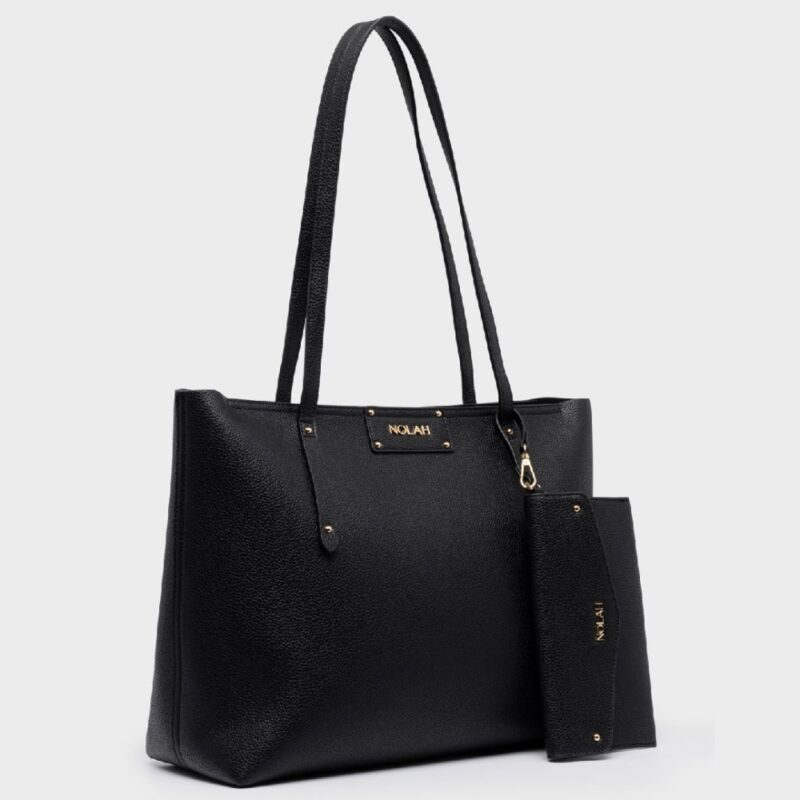 Τσάντα Ώμου Nolah Serenity-Black/Light Gold - Image 2