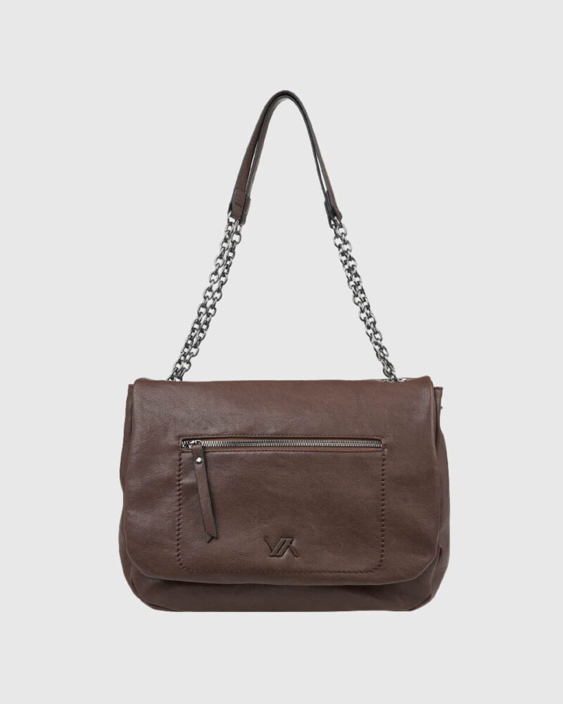Τσάντα Ώμου Verde 16-8063-Brown