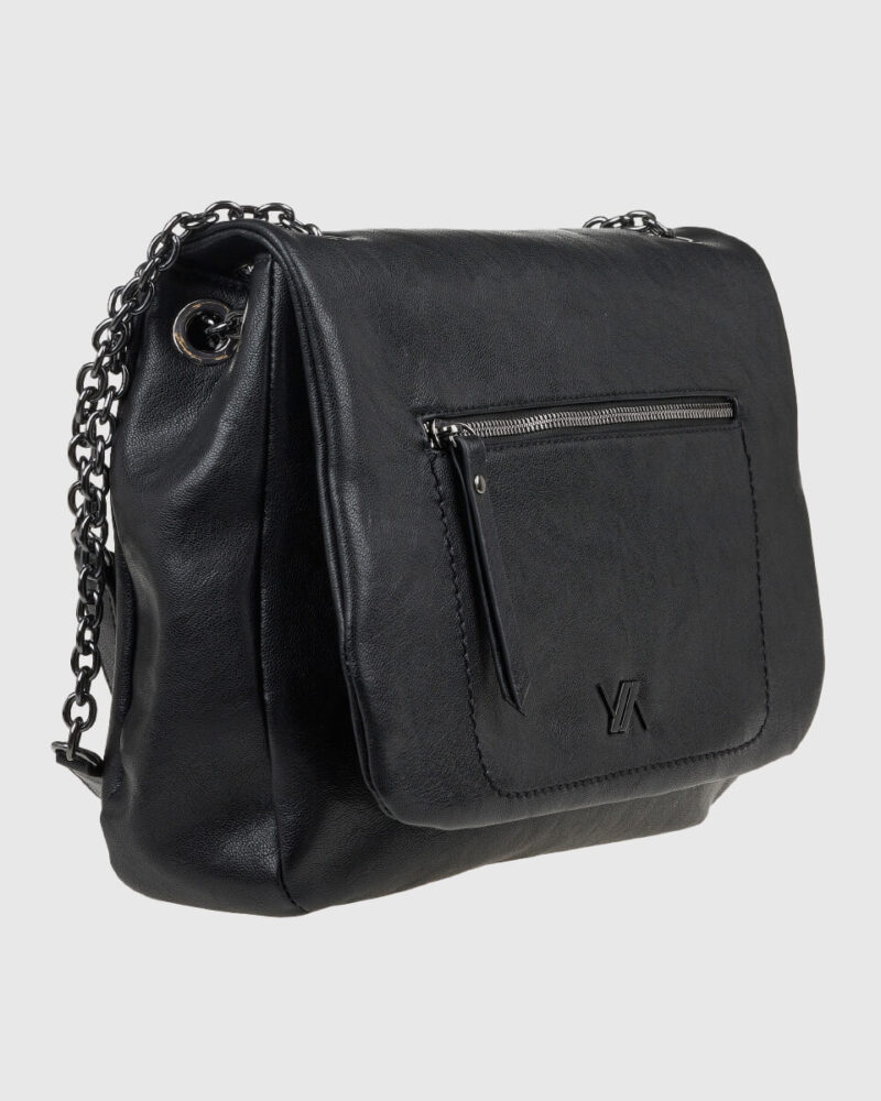 Τσάντα Ώμου Verde 16-8063-Black - Image 3
