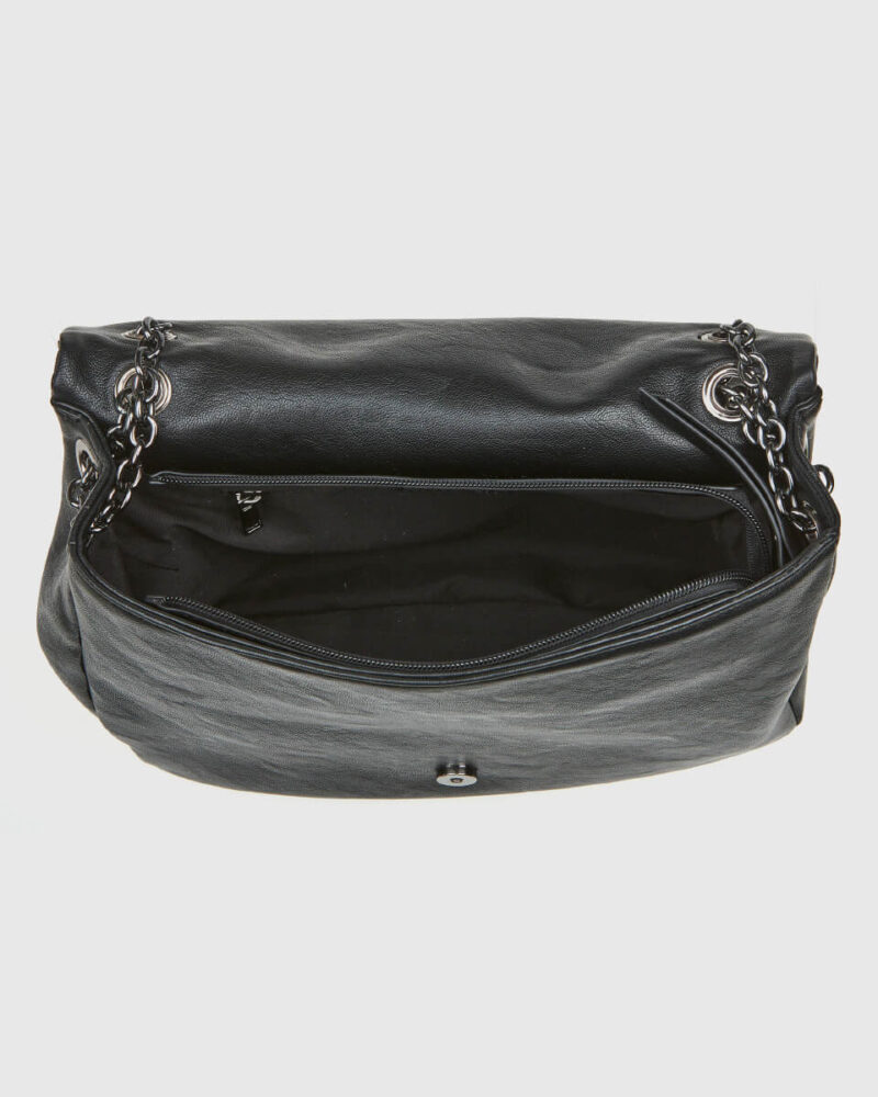Τσάντα Ώμου Verde 16-8063-Black - Image 5