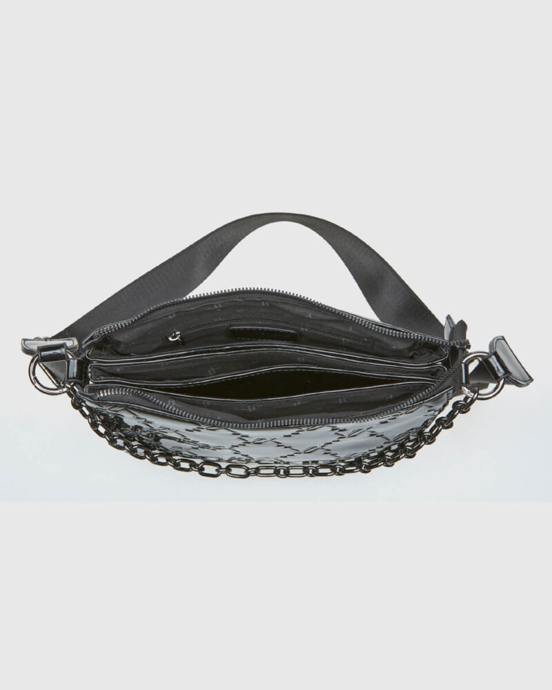 Τσάντα Χιαστί Verde 16-8234-Black - Image 4