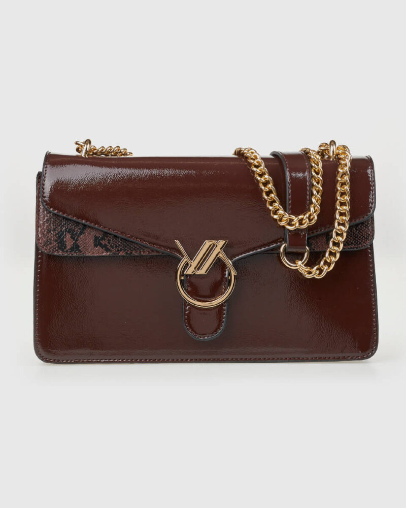 Τσάντα Ώμου Verde 16-8277-Brown