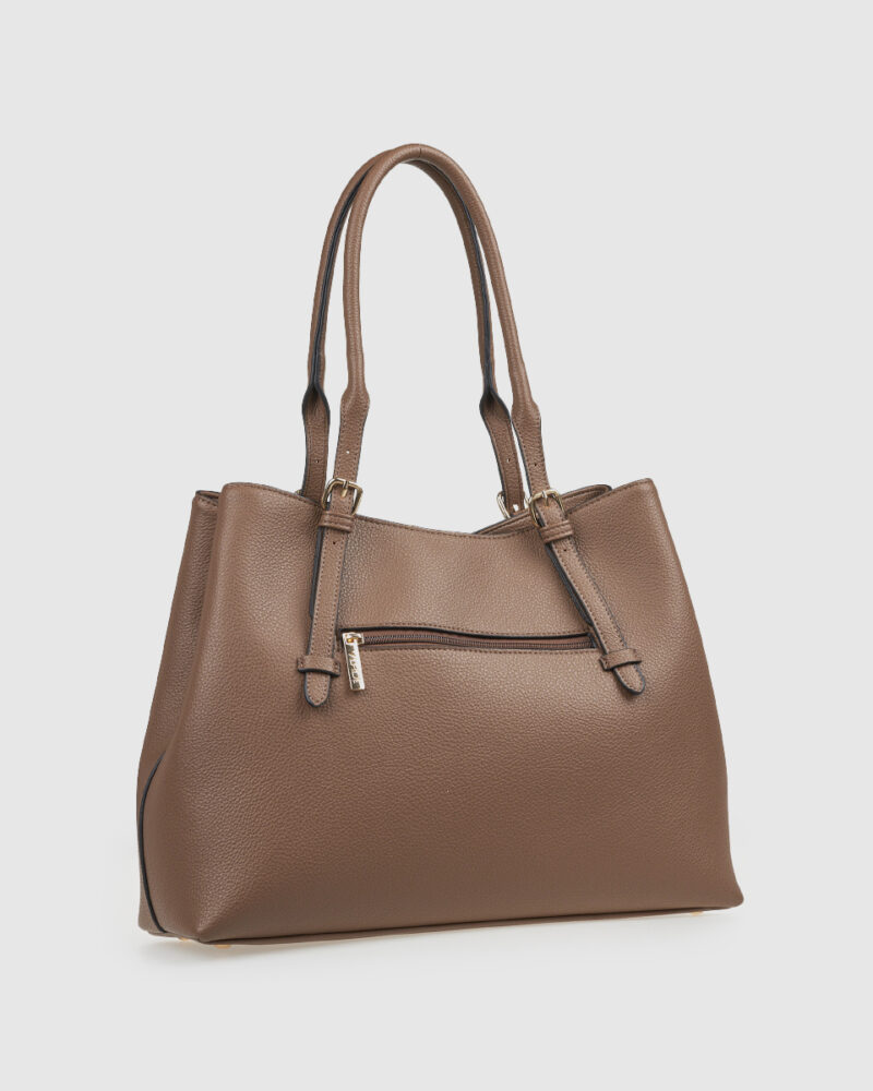 Τσάντα Ώμου Verde 16-8253-Taupe - Image 3