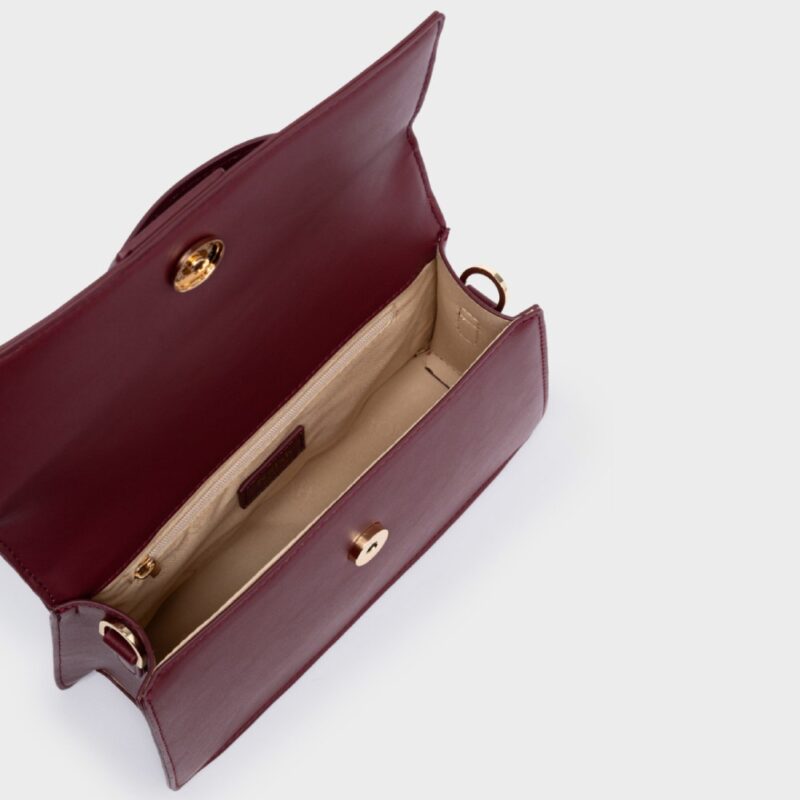 Τσάντα Χειρός Nolah Blake-Burgundy - Image 2