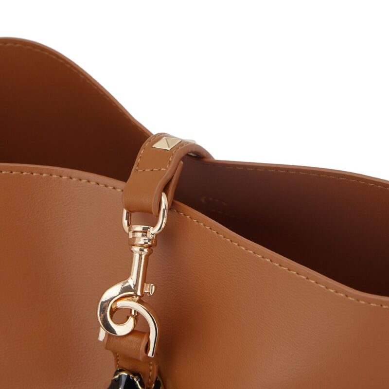 Τσάντα Ώμου Nolah London-Brown - Image 2