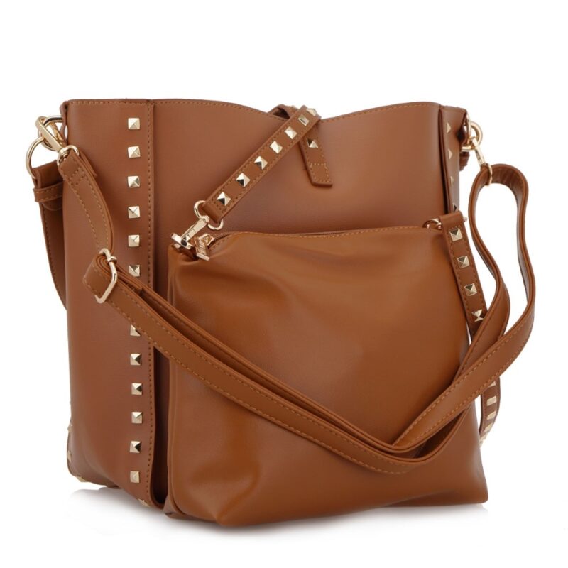 Τσάντα Ώμου Nolah London-Brown - Image 3