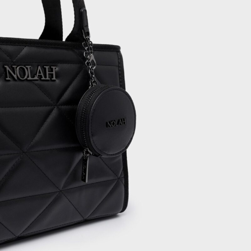 Τσάντα Χειρός Nolah Ryder Medium-Black/Gun - Image 2