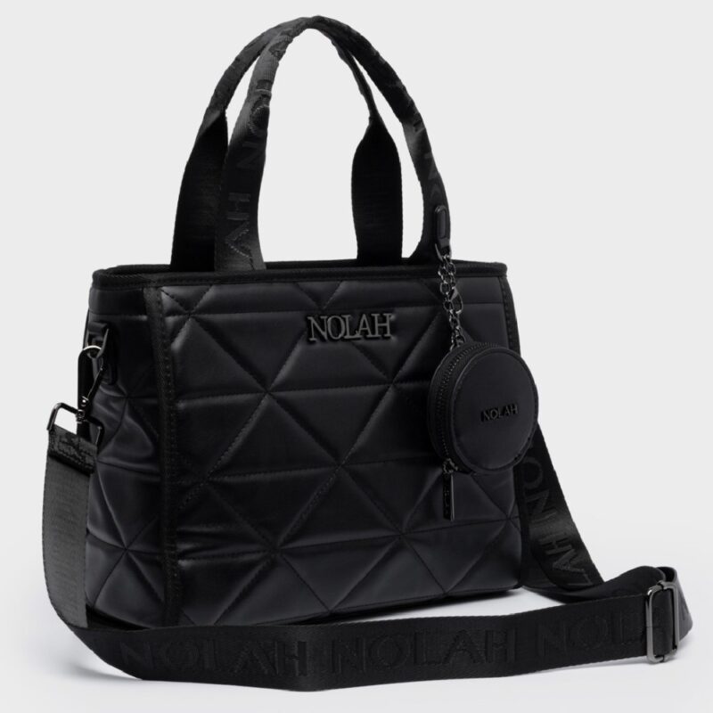 Τσάντα Χειρός Nolah Ryder Medium-Black/Gun - Image 4