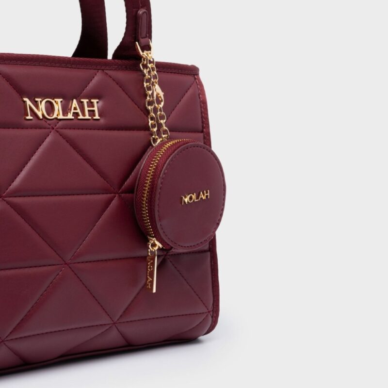 Τσάντα Χειρός Nolah Ryder Medium-Burgundy - Image 3