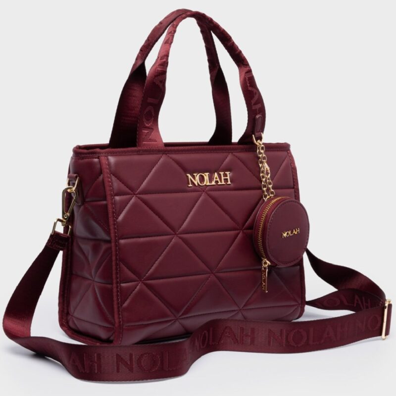 Τσάντα Χειρός Nolah Ryder Medium-Burgundy - Image 2