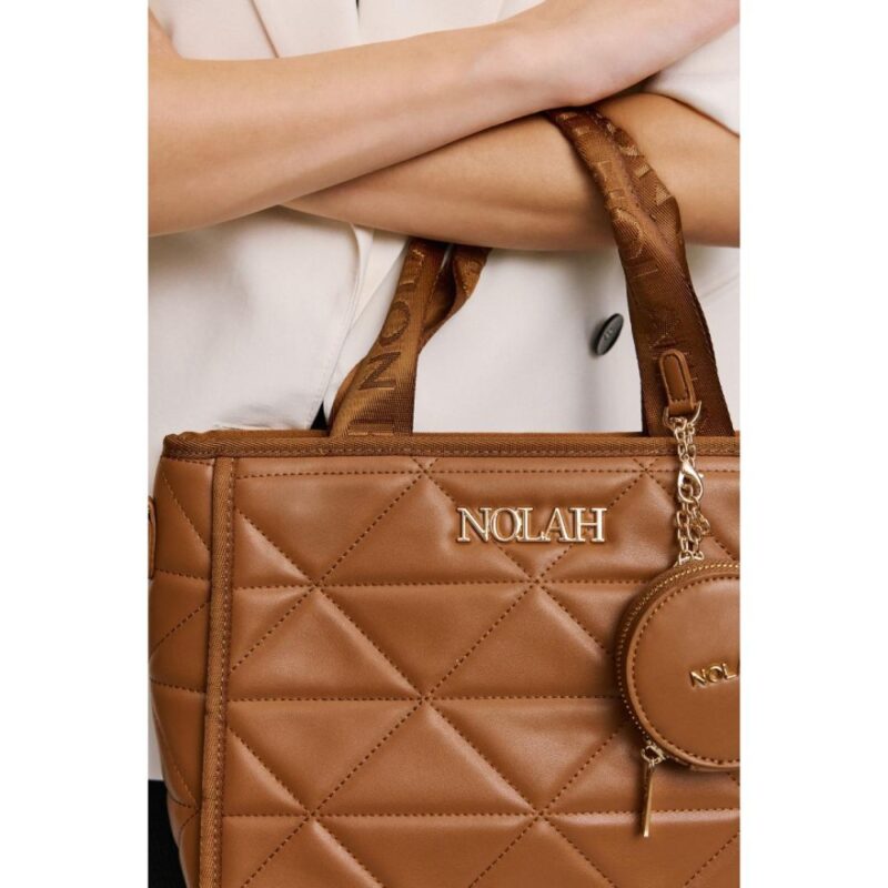 Τσάντα Χειρός Nolah Ryder Medium-Brown - Image 5